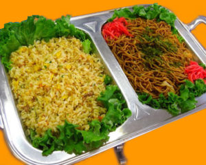 焼きそば-卵チャーハン